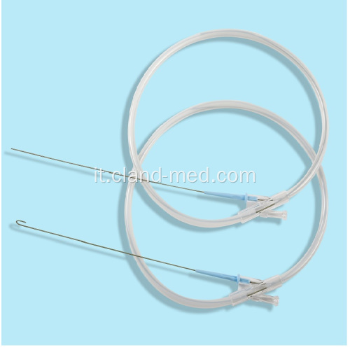 Filo guida rivestito in PTFE con punta dritta J